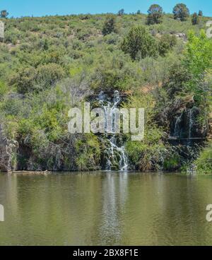 Blick auf Fain Lake in Prescott Valley, Yavapai County, Arizona USA Stockfoto