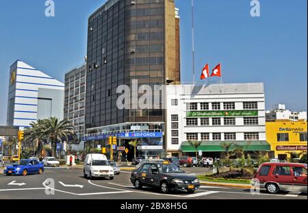 Business Center, Miraflores, Lima, Perou Stockfoto