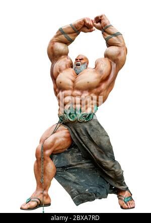 zeus der Himmel und Donner gott, 3d-Illustration Stockfoto