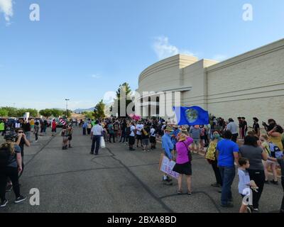 Black Lives Matter Protest, 5. Juni 2020, Sierra Vista, Arizona, USA Stockfoto