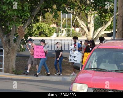 Black Lives Matter Protest, 5. Juni 2020, Sierra Vista, Arizona, USA Stockfoto