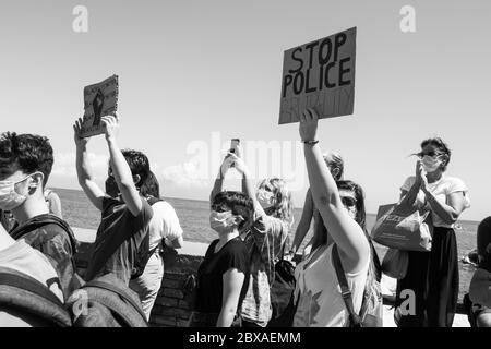 Black Live Matters Napoli Italien 2020 Stockfoto