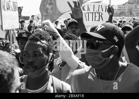 Black Live Matters Napoli Italien 2020 Stockfoto