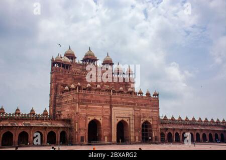 Buland Darwaza - Eingang zu Fatehpur Sikri Stockfoto