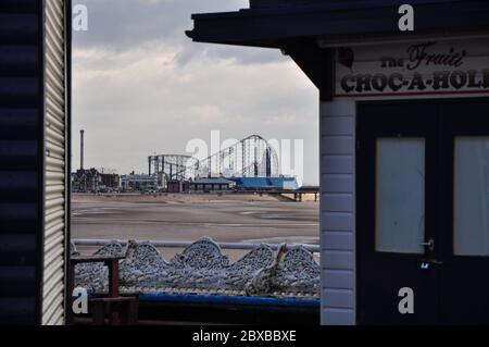 Blackpool Seafront, England Stockfoto