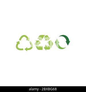 Recycling-Symbol Vektor-Zeichen isoliert für Grafik-und Web-Design. Recycling Recycling Symbol Vorlage Stock Vektor