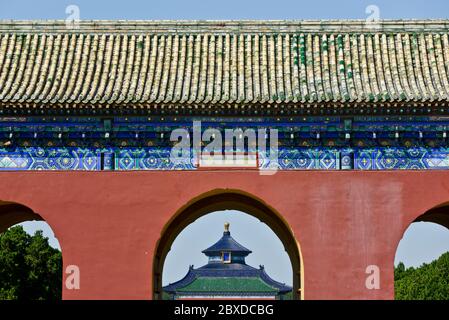 Himmelstempel: Tor zum Kaiserlichen Himmelskloft. Peking, China Stockfoto