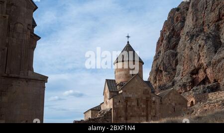 Noravank. Klosteranlage in der Schlucht des Flusses ARPA Nebenfluss in der Nähe der Stadt Yeghegnadzor in Armenien. Stockfoto