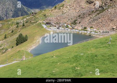 Die Silvretta Alpen in Österreich Stockfoto