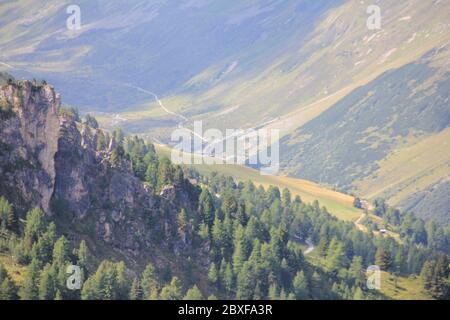 Die Silvretta Alpen in Österreich Stockfoto