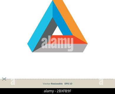 Trinity Vector Logo Vorlage Illustration Design. Vektor-EPS 10. Stock Vektor