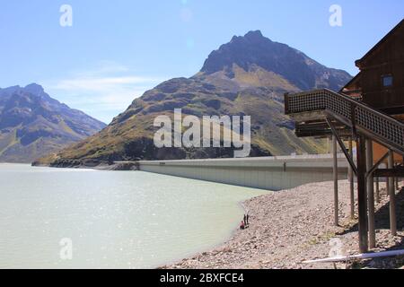 Silvretta-Hochalpenstraße in Österreich Stockfoto