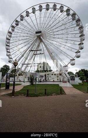 Das Riesenrad von Stratford upon Avon, Warwickshire, England, Großbritannien. Stockfoto