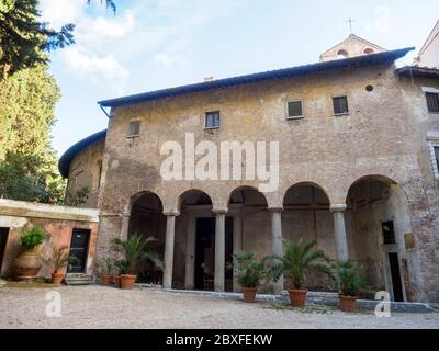 Basilica di Santo Stefano Rotondo al Celio - Rom. Italien Stockfoto