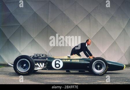 1967 Lotus 49R3 Formel 1 Grand Prix Auto. Gefahren von Graham Hill Stockfoto