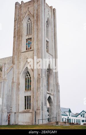 Kathedrale von Christus dem König in Reykjavik auf Island Stockfoto