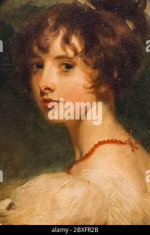 Porträt der Hon.Emily Mary Lamb von Sir Thomas Lawrence datiert 1803 Stockfoto