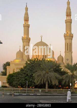 Jumeirah Moschee in Dubai Stockfoto