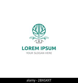 Baum-Logo Stock Vektor