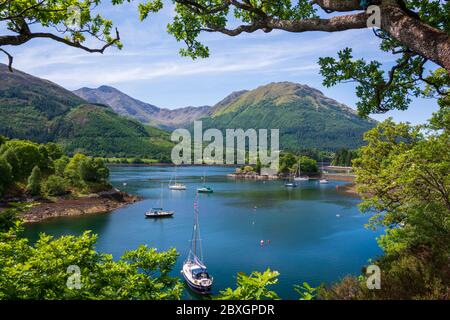 Loch Leven, Lochaber, Schottland, Vereinigtes Königreich Stockfoto