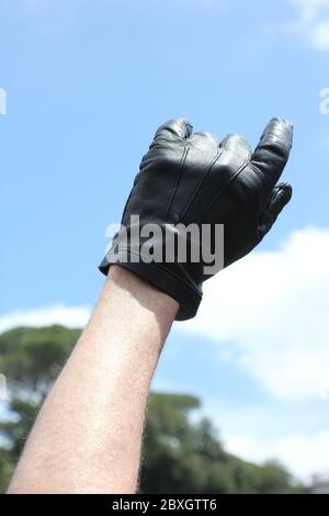 7. Juni 2020 Schwarzer Leben sind ein Thema Protest auf der Piazza del Popolo in Rom Italien Stockfoto