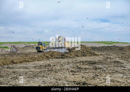 Juni 2020 - Calgary Alberta Kanada - Calgary Deponie Schrottplatz für die Entsorgung von Abfällen Stockfoto