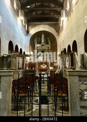 Basilika Santa Maria in Cosmedin, Rom, Italien Stockfoto
