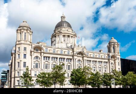 Das Port of Liverpool Building, eine der drei Grazien Stockfoto