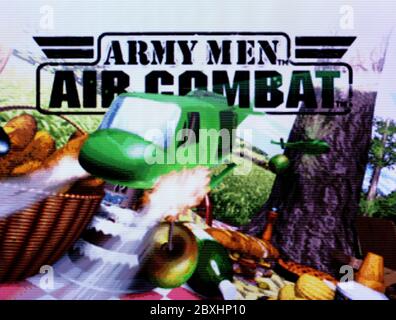 Army Men Air Combat - Nintendo 64 Videospiel - nur für redaktionelle Verwendung Stockfoto