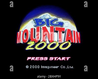 Big Mountain 2000 - Nintendo 64 Videospiel - nur für redaktionelle Verwendung Stockfoto