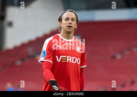 Kopenhagen, Dänemark. Juni 2020. Torhüter Patrik Carlgren vom FC Randers beim 3F-Superliga-Spiel zwischen FC Kopenhagen und Randers FC in Telia Parken. (Foto: Gonzales Photo/Alamy Live News Stockfoto