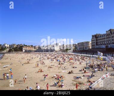 Plage de l’Écluse, Dinard, Ille-et-Vilaine, Bretagne, Frankreich Stockfoto