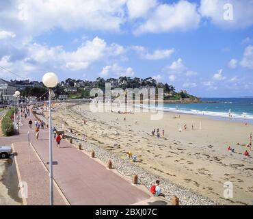 Plage de Trestraou, Perros-Guirec, Côtes-d'Armor, Bretagne, Frankreich Stockfoto