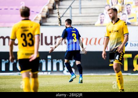 Horsens, Dänemark. Juni 2020. Anthony Jung (3) von Broendby IF erzielt beim 3F Superliga-Spiel zwischen AC Horsens und Broendby IF in der Casa Arena in Horsens 0-1 Punkte. (Foto: Gonzales Photo/Alamy Live News Stockfoto