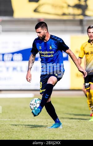 Horsens, Dänemark. Juni 2020. Anthony Jung (3) von Broendby, WENN er während des 3F Superliga-Spiels zwischen AC Horsens und Broendby IF in der Casa Arena in Horsens gesehen wird. (Foto: Gonzales Photo/Alamy Live News Stockfoto