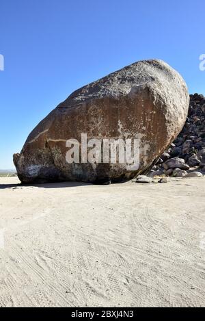 Riesenfelsen in der mojave-Wüste Landers, Kalifornien, Stockfoto