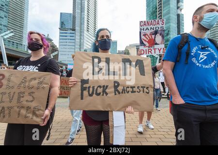 George Floyd Proteste, Vancouver, Kanada Stockfoto