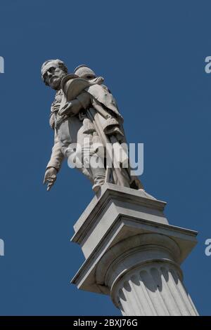 General Juan Lavalle Denkmal in San Nicolás, Buenos Aires, Argentinien Stockfoto