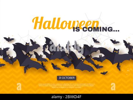 Halloween Urlaub Hintergrund. Stock Vektor