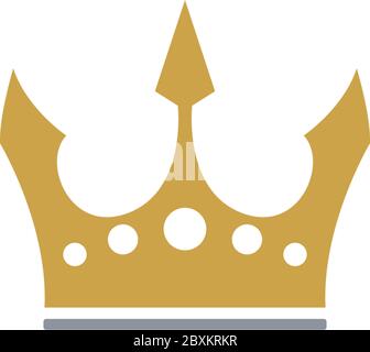 Crown Concept Logo Icon Design Template Stock Vektor