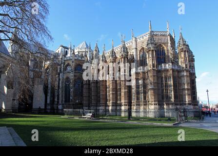 Westminster Abbey - London, Großbritannien Stockfoto