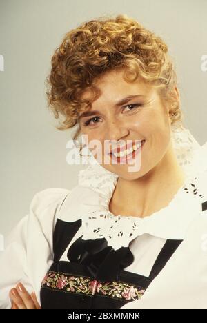 Goldene Stimmgabel 1993, Verleihung der Auszeichnung, Deutschland 1993, Preisträger: Angela Wiedl Stockfoto