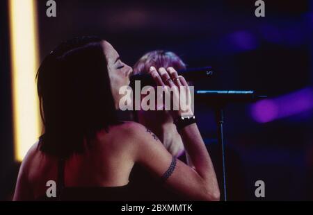 BRAVO Supershow 99, Konzert in Köln, Deutschland 1999, Gaststar: britische Sängerin Mel C Stockfoto