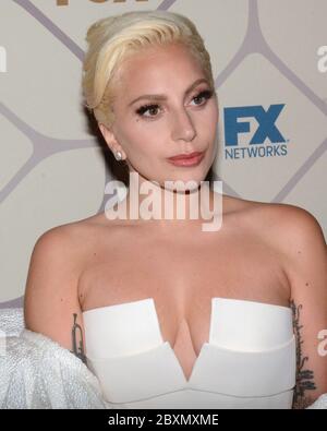 20. September 2015, Los Angeles, Kalifornien, USA: Lady Gaga aka Stefani Joanne Angelina Germanotta nimmt am 20. September 2015 an der 67. Primetime Emmy Awards Fox After Party in Los Angeles, Kalifornien Teil. (Bild: © Billy Bennight/ZUMA Wire) Stockfoto