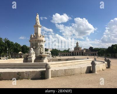 Die Plaza de San Antonio, auch bekannt als Plazuela de la Mariblanca, in Aranjuez Stockfoto