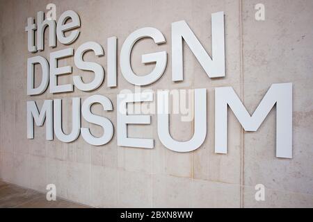 The Design Museum, Kensington High St, Kensington, London, Großbritannien Stockfoto