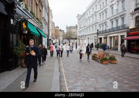 King Street, Covent Garden, London WC2E 8JD, Großbritannien Stockfoto