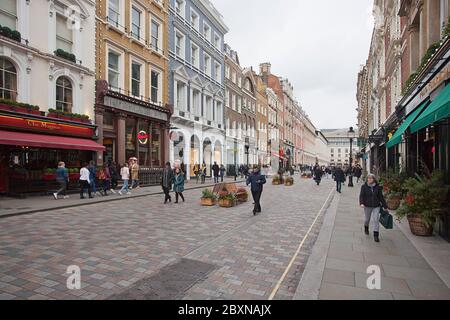 King Street, Covent Garden, London WC2E 8JD, Großbritannien Stockfoto