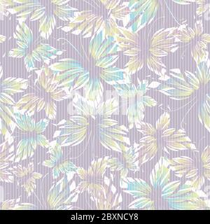 Pastell ombre Schmetterlinge nahtlose Vektor-Muster Stock Vektor