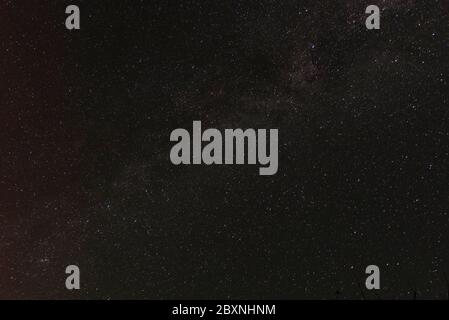 Foto der Milchstraße im wunderschönen Sternenhimmel Stockfoto